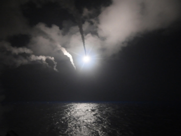 170407-N-JI086-305
MEDITERRANEAN SEA (April 7, 2017) The guided-missile destroyer USS Porter (DDG 78) conducts strike operations while in the Mediterranean Sea, April 7, 2017. Porter, forward-deployed to Rota, Spain, is conducting naval operations in the U.S. 6th Fleet area of operations in support of U.S. national security interests in Europe. (U.S. Navy photo by Mass Communication Specialist 3rd Class Ford Williams/Released)